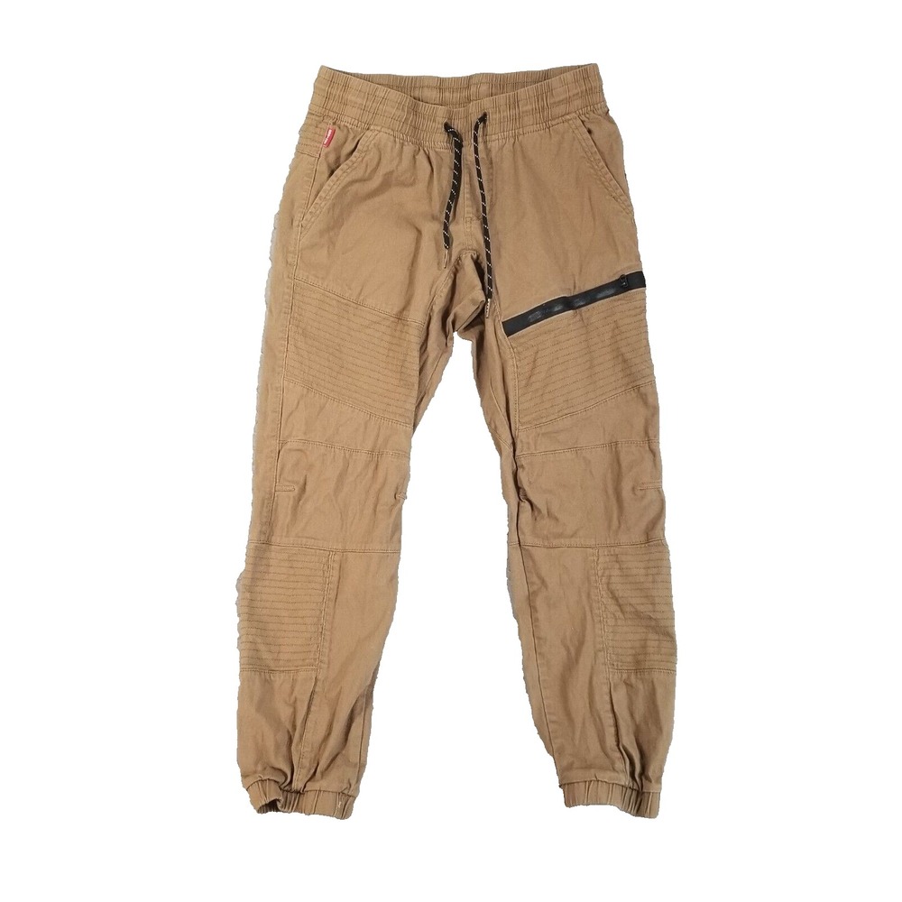 Ring of Fire Jogger Pants Men Medium Brown Stacked Flex Stretch Moto Outdoor